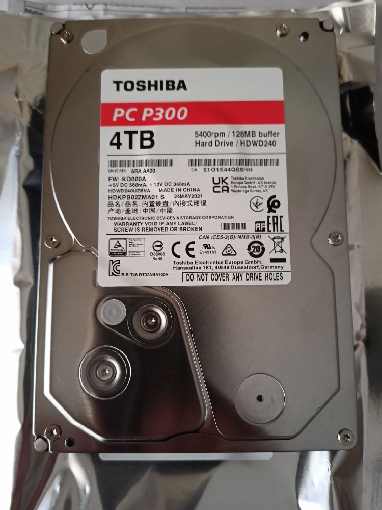 Disk Hard disk Satlk Toshiba  Pc P300  4Tb sfr rn