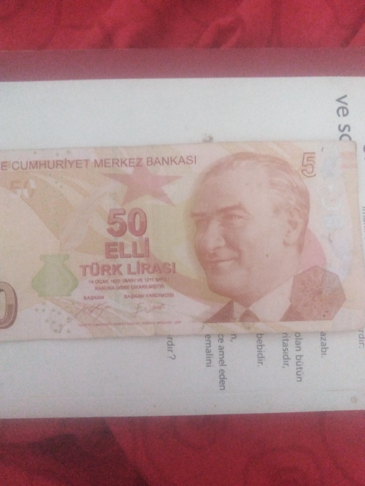 Paralar Trkiye Satlk Hatal 50 tl