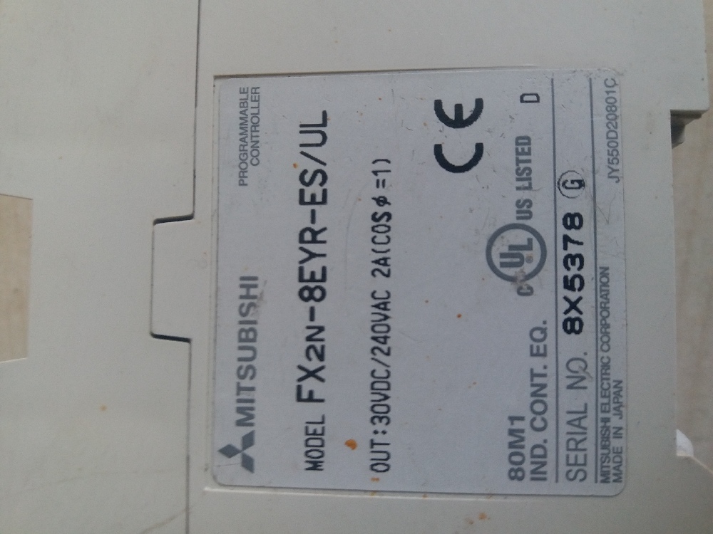 Dier Elektrik Malzemeleri PLC Satlk Mtsubsh  Fx2N-8Eyr-Es/Ul