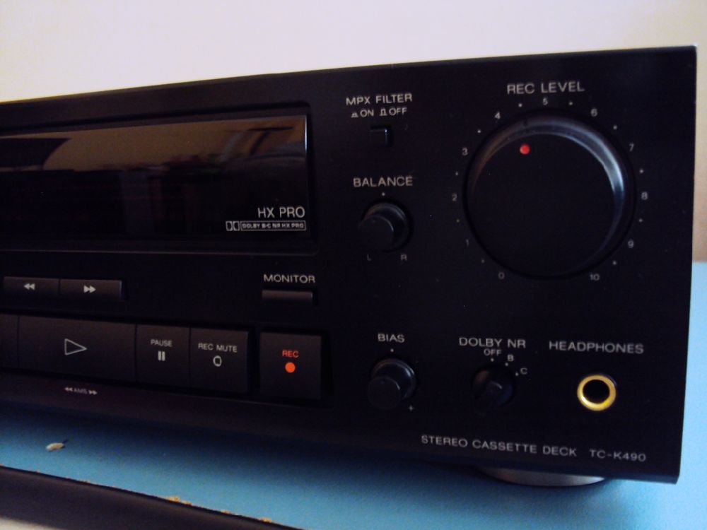 Mzik Seti Satlk Sony Tc-K490 Stereo Cassette Deck (1992)
