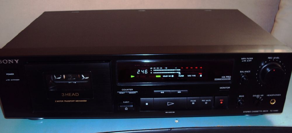 Mzik Seti Satlk Sony Tc-K490 Stereo Cassette Deck (1992)