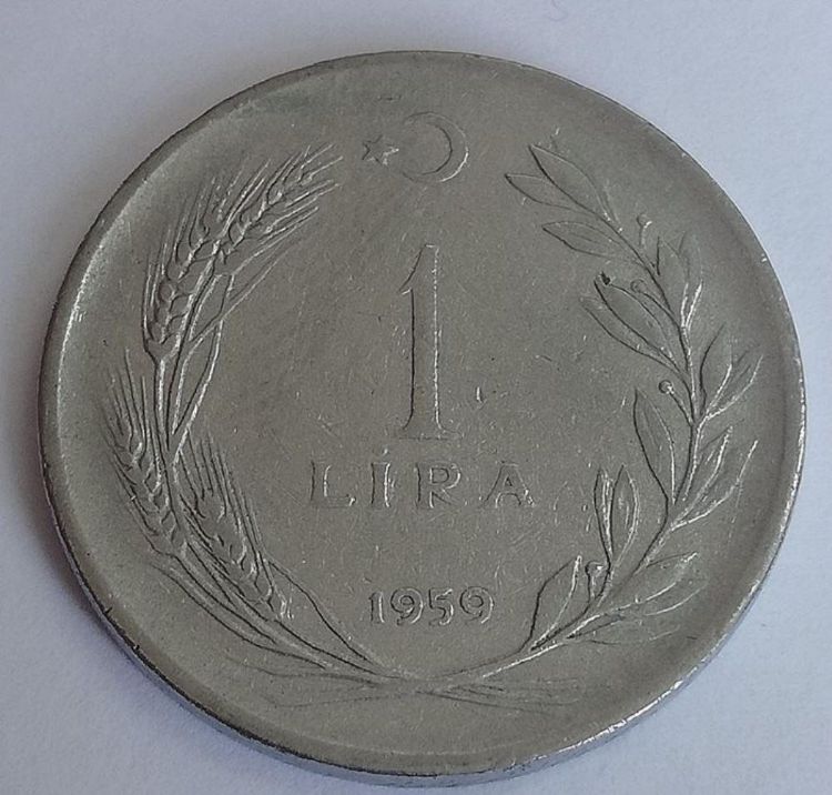 Paralar TC Satlk 1959 ylnda baslan1 Lira