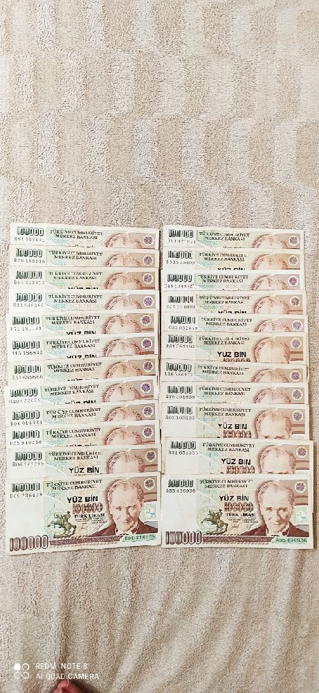 Paralar Trkiye kat para Satlk eski para