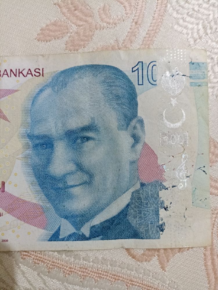 Paralar Trkiye yeni Satlk hatal basm 100 tl