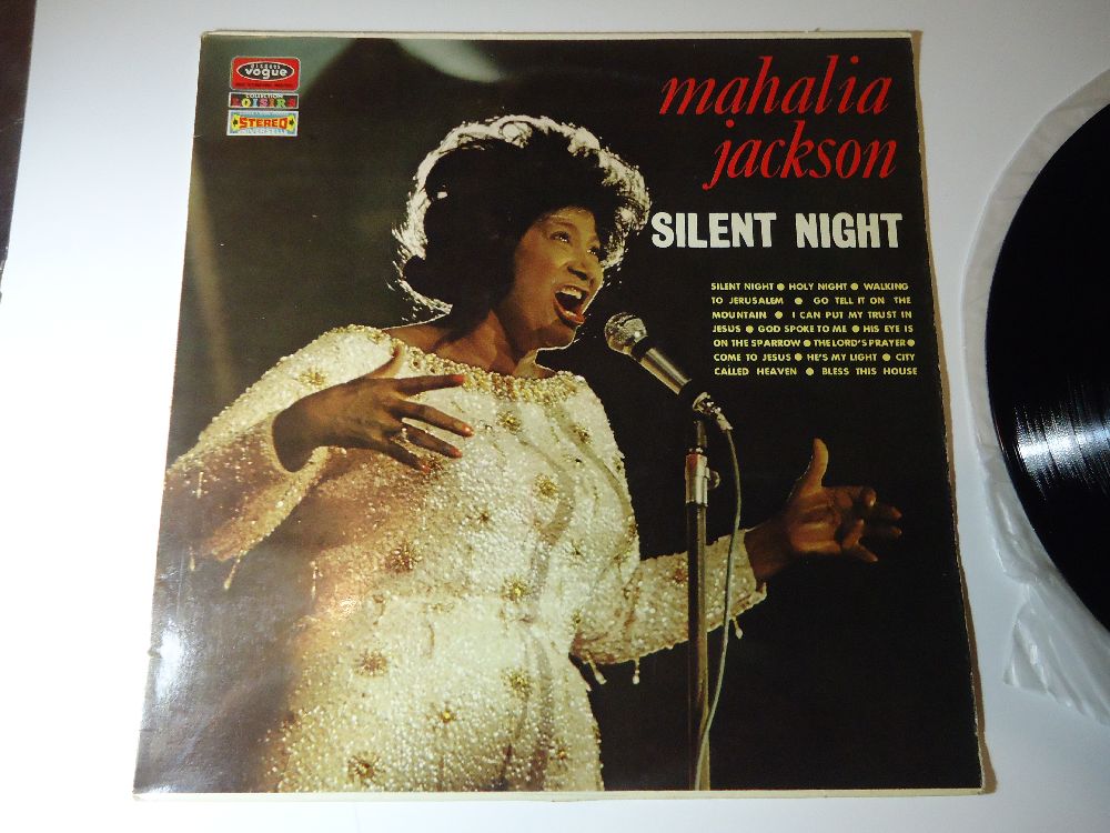 Folk Plak Satlk Mahalia Jackson - Silent Night Lp Tertemiz