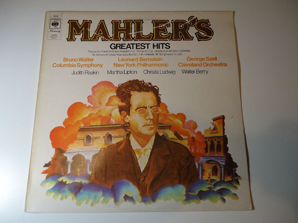 Klasik Mzik Gustav Mahler Plak Satlk Mahler's Greatest Hits Lp Tertemiz