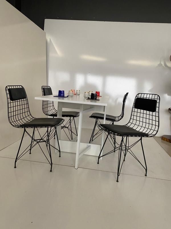 Mutfak Mobilyalar Satlk Masa Metal Sandalye Takm