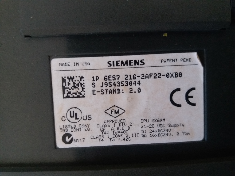 Elektrik G Kayna, UPS PLC Satlk Semens-(6Es7 216-2Af22-0Xb0