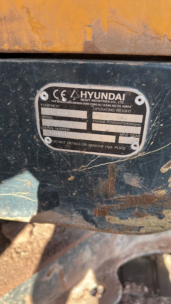 Ekskavatr Paletli Eskavator Satlk 2013 Hyundai  210 Lc-9-Orjnal-Temiz