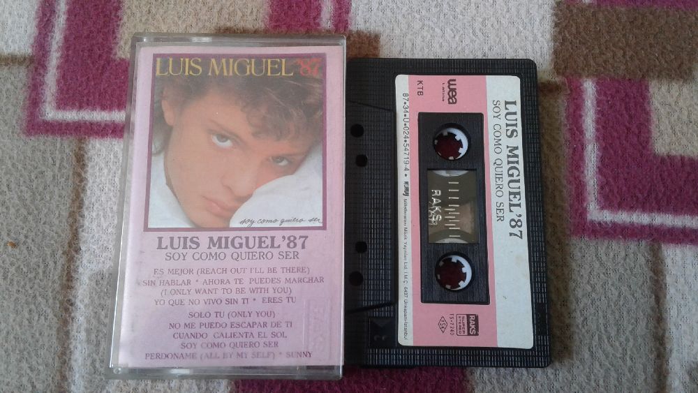 Pop Mzik (Yabanc) Kaset Satlk Luis Miguel 87-Soy Como Quiero Ser