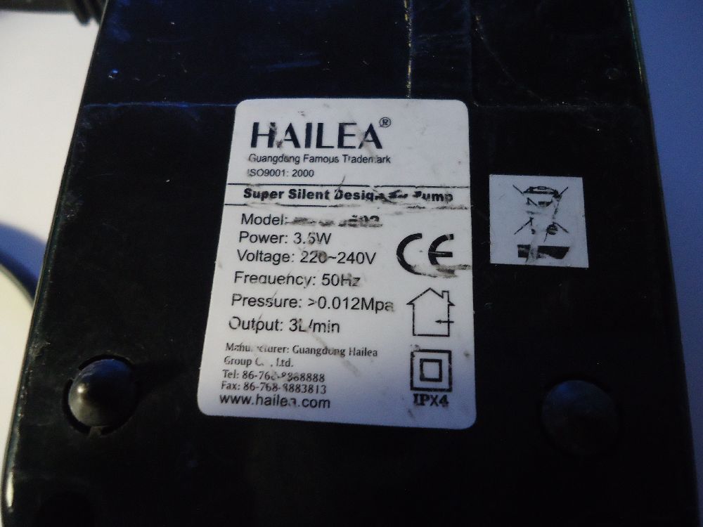 Akvaryum Malzemeleri Satlk Hailea Aco-5502 ift kl Hava Motoru