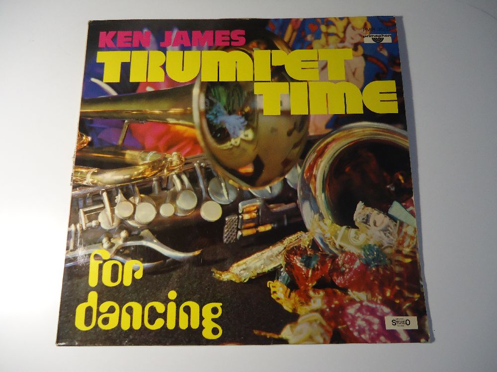 Folk Plak Satlk Ken James - Trumpet Time for Dancing Lp Tertemiz