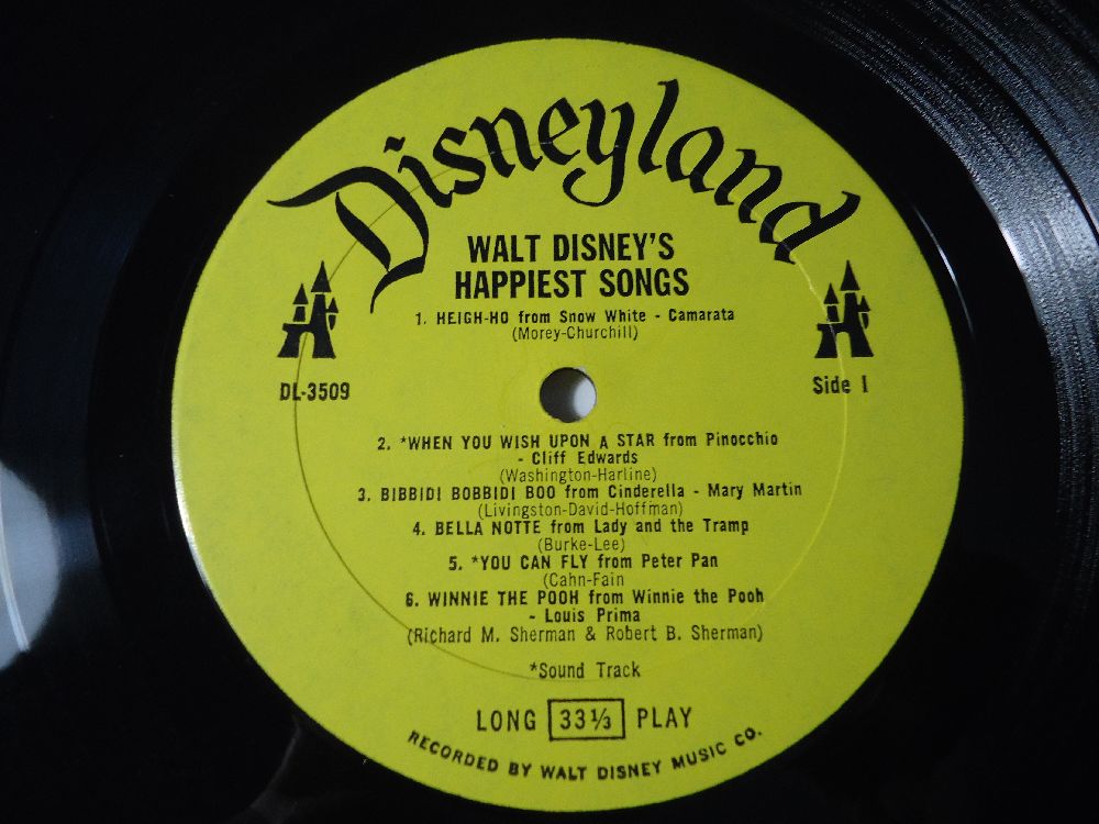 Dizi, Film Mzikleri Plak Satlk Walt Disney's Happiest Songs Lp Tertemiz