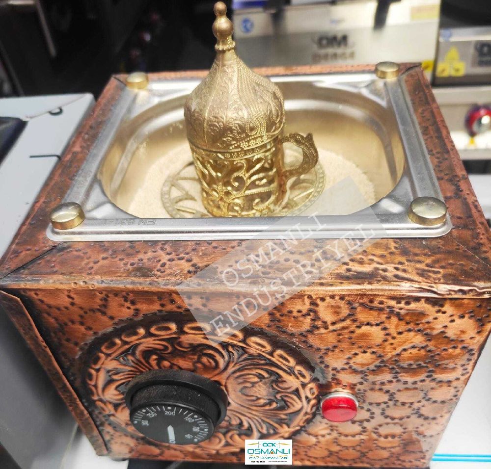 Kahve Makinas Osmanl Tek gzl kumda kahve Satlk Bakr kumda kahve