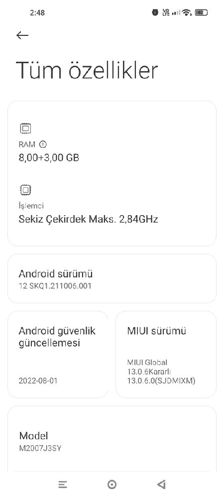 Cep Telefonu Xiaomi mi 10t 5g 8+3gb/128 gb xiomi Satlk 5 aylk telefon