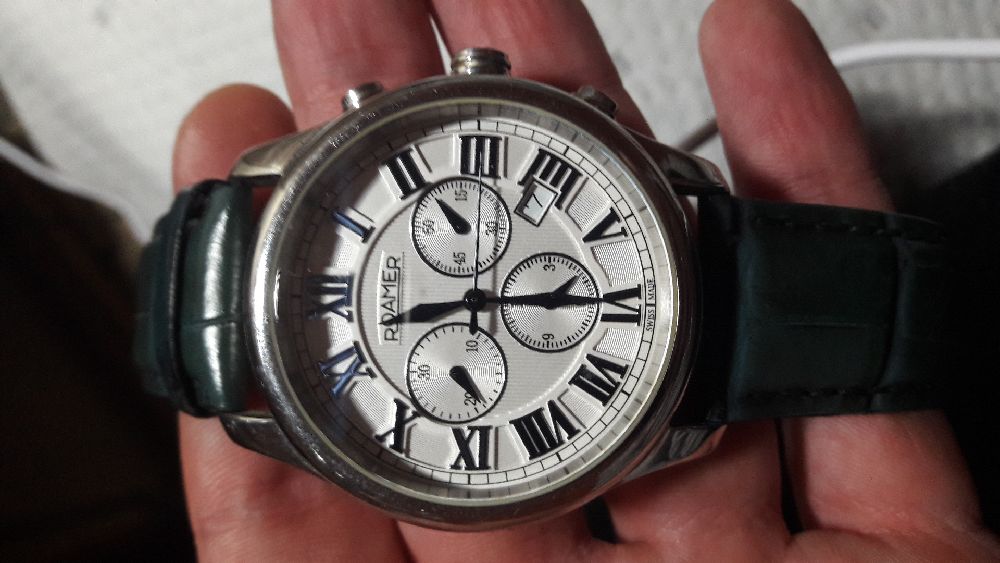 Saatler Rolex Satlk roamer erkek kol saati mavi