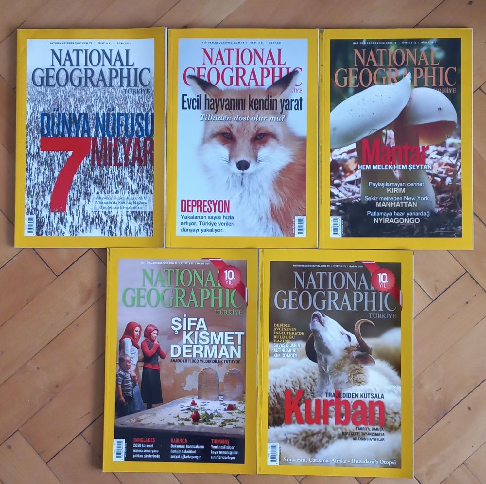 Gazeteler, Dergiler Satlk National Geographic Trkiye