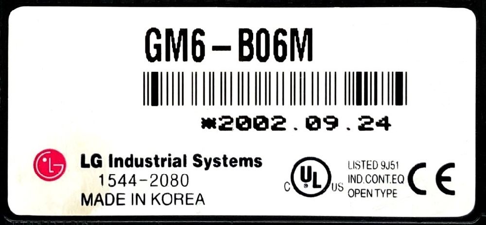 Elektronik Devreler Plc Satlk Ls (Lg) Gm6-B06M Main base 6 Slot