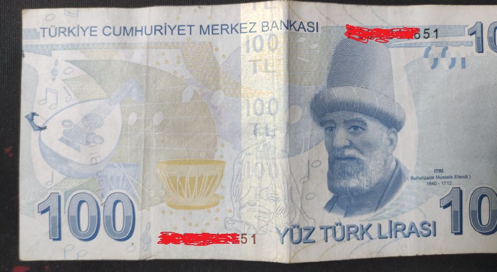 Paralar Trkiye Hatal Para Satlk Hatal Basm 100Tl