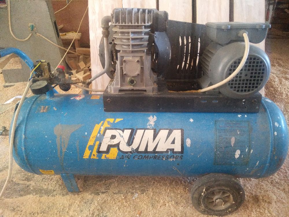 Kompresr Puma marka 200lt. pistonlu acil satlk