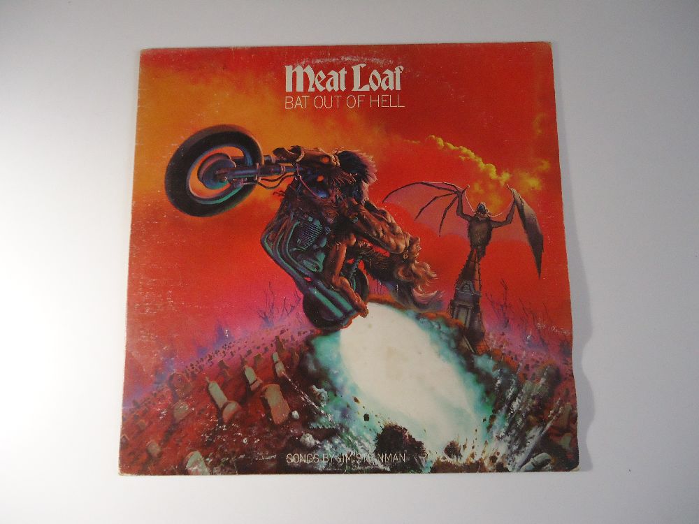 Rock Plak Satlk Meat Loaf - Bat Out of Hell Lp 1977 Temiz
