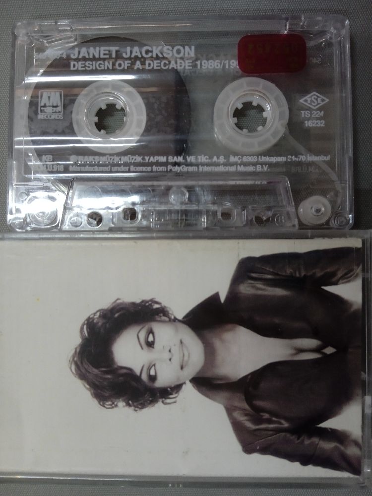 Pop Mzik (Yabanc) Kaset Satlk Janet Jackson - Desgn Of A Decade 1986 / 1996