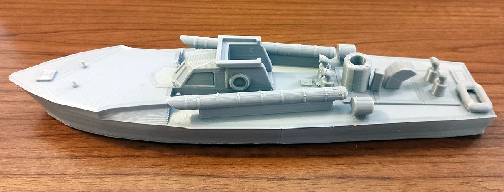 Oyunlar, Oyuncaklar HOBART 3D Bask Satlk O-0029 1/100 Torpedo Boat Mtb