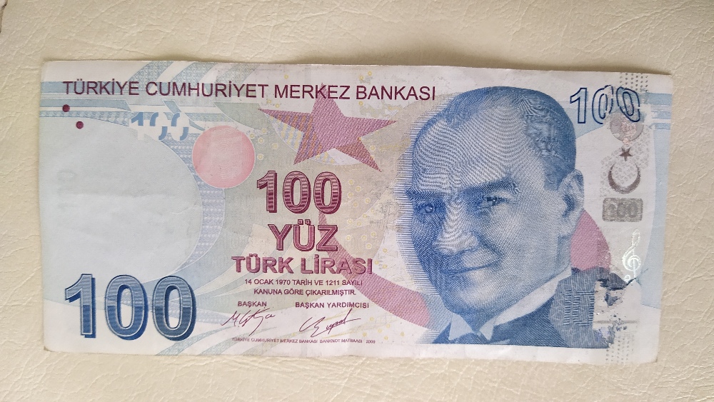 Paralar Turkiye Hatali Basm Trk Lirasi Satlk Hatal Basim 100 Tl