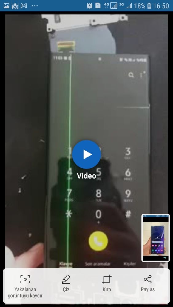 Cep Telefonu Aksesuarlar samsung dokunmatik ekran Satlk kma ekran