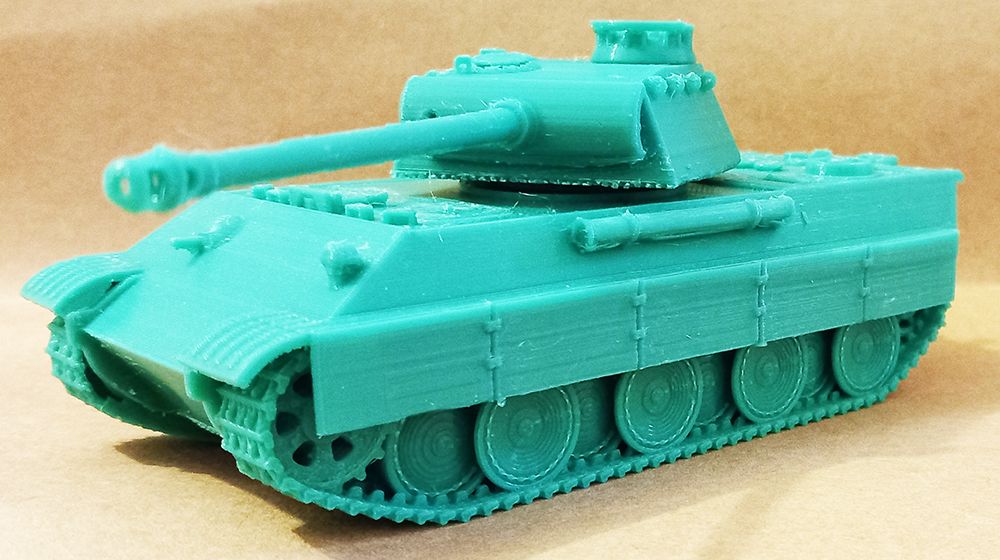 Diger Maket ve Modeller HOBART 3D Bask Satlk Aa-0017 1/48 Panther Varant A Tank