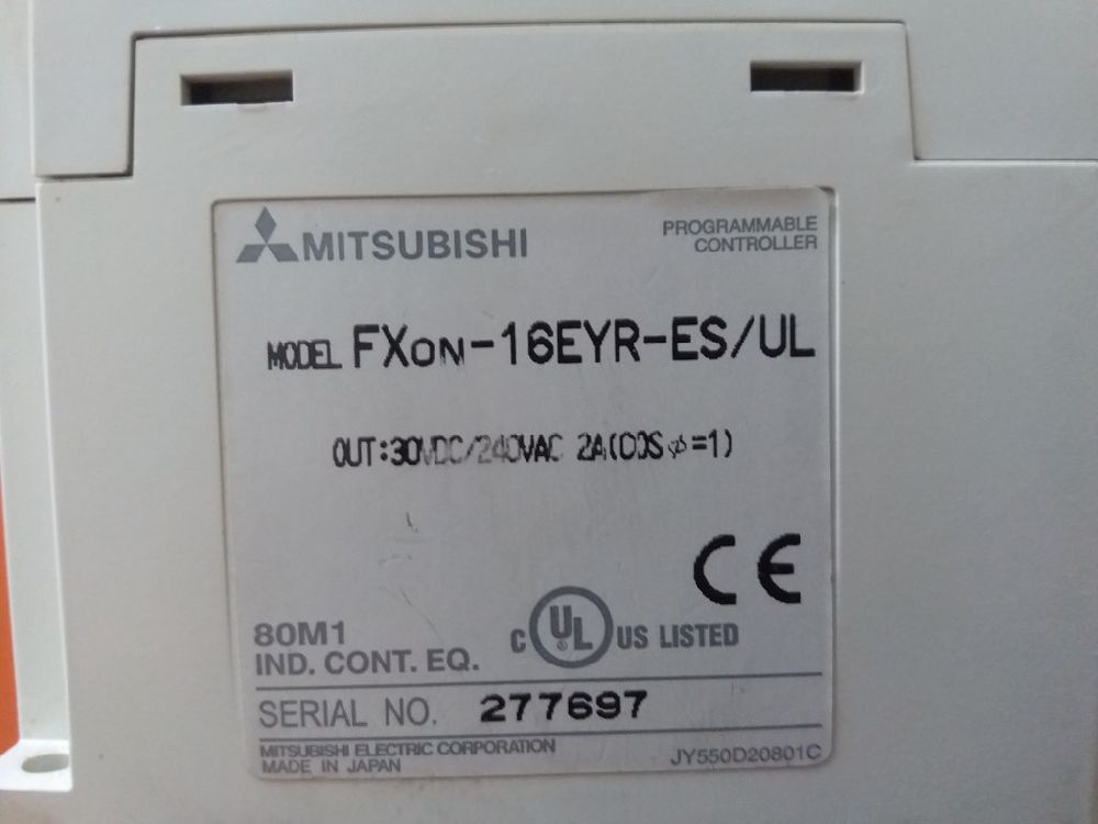 Elektrik G Kayna, UPS Satlk Mtsubsh | [ Fxon-16Eyr-Es/Ul  ] | Plc