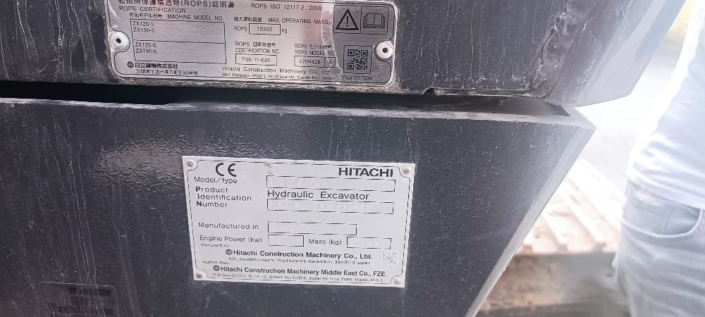 Ekskavatr Paletli Eskavator Satlk 2022 Hitachi Zx 130-5A-400 Saatte-532 303 0550