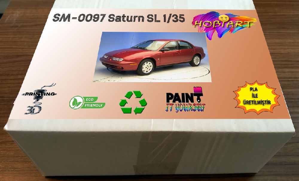 Araba Maketleri HOBART 3D Bask Satlk Sm-0097 Saturn Sl 1/35
