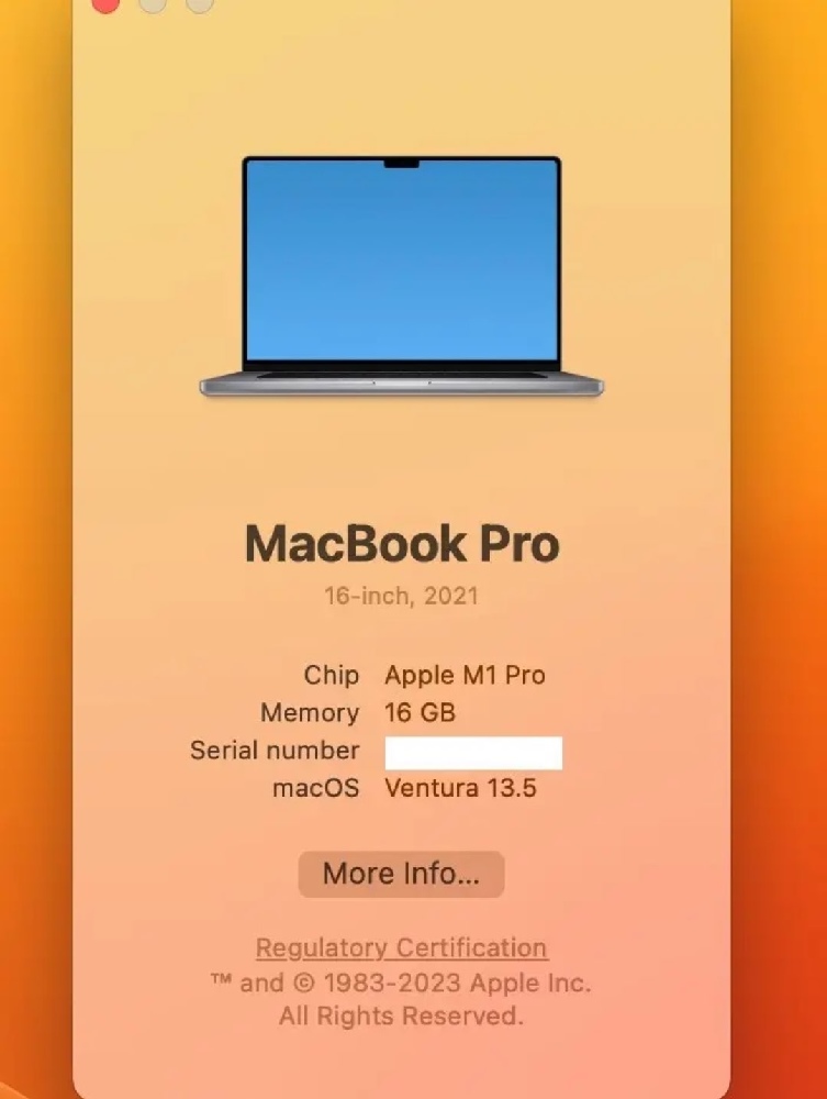 Avuii Bilgisayarlar Apple MacBook Pro M1 16inch 2021 Satlk Macbook Pro 16inch M1-512Gb 2021