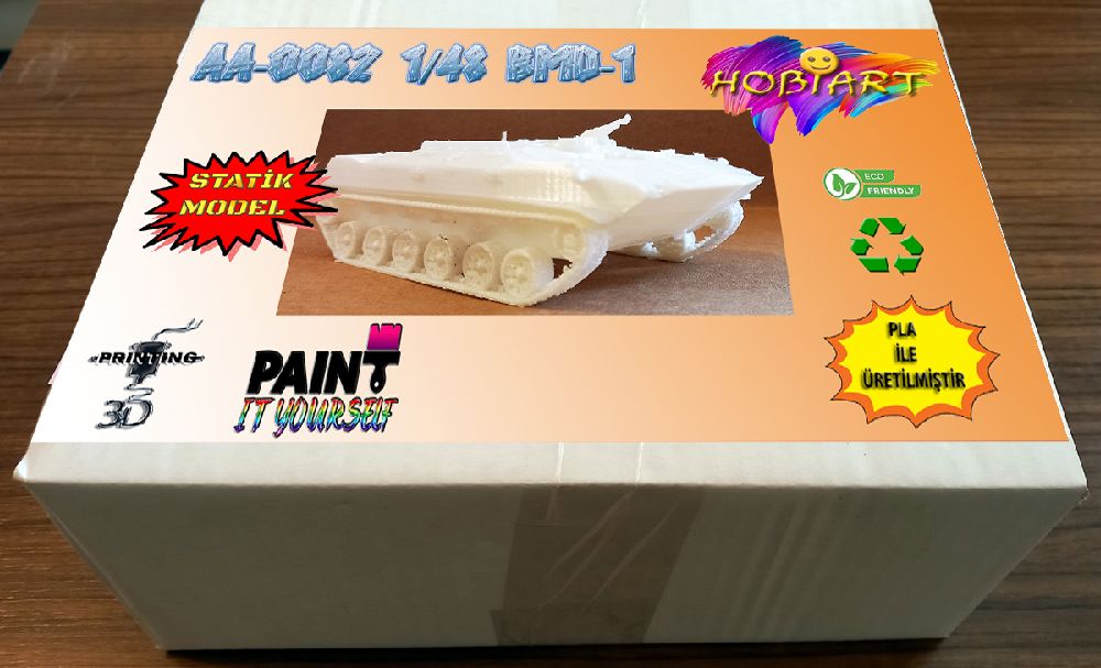 Diger Maket ve Modeller HOBART 3D Bask Satlk Aa-0082 1/48 Bmd-1