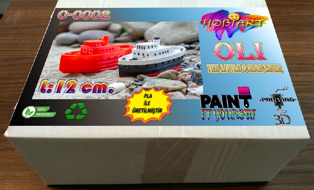 Oyunlar, Oyuncaklar HOBART 3D Bask Satlk O-0002 Ol - The Little Ocean Liner