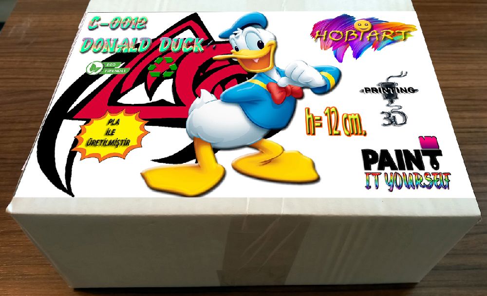 Oyunlar, Oyuncaklar HOBART 3D Bask Satlk C-0012 Donald Duck