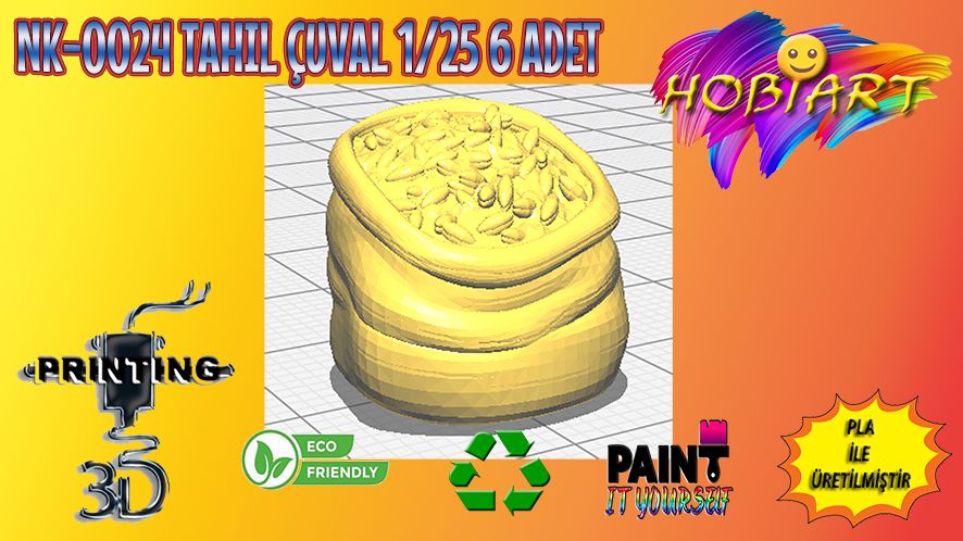 Diger Maket ve Modeller HOBART 3D Bask Satlk Nk-0024 Tahl uval 1/25 (Navlun - Kargo)