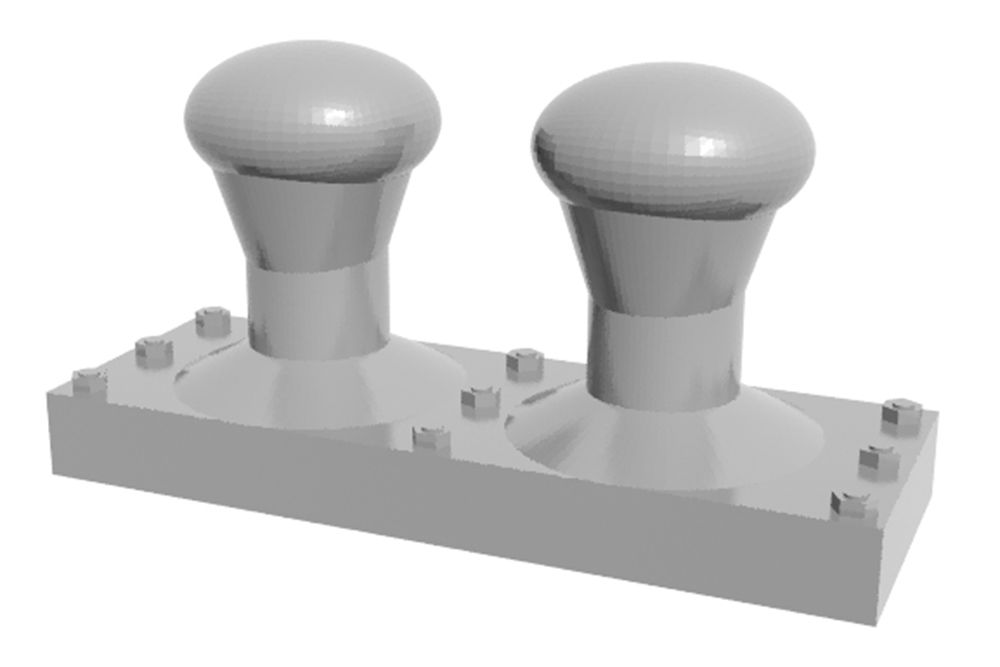 Gemi Maketleri HOBART 3D Bask Satlk Mtp-0081 5Mm Baba 12 Adet (Model Tekne Paralar)