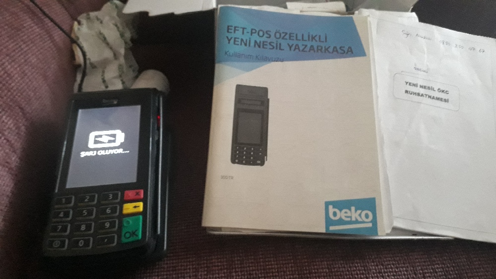 Dier Elektronik Eyalar Satlk Beko 300Tr Yazarkasa Pos Cihaz