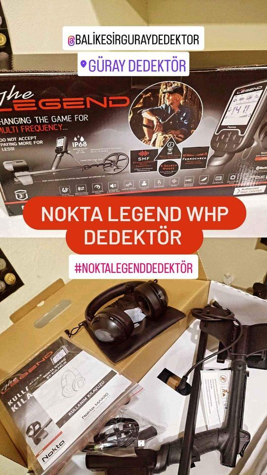 Dier Elektronik Eyalar NOKTA LEGEND Metal Dedektr Satlk Nokta The Legend Whp Dedektr