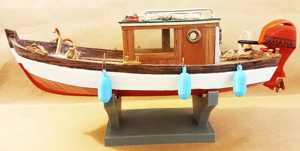 Gemi Maketleri HOBART 3D Bask Satlk Balk Sandal