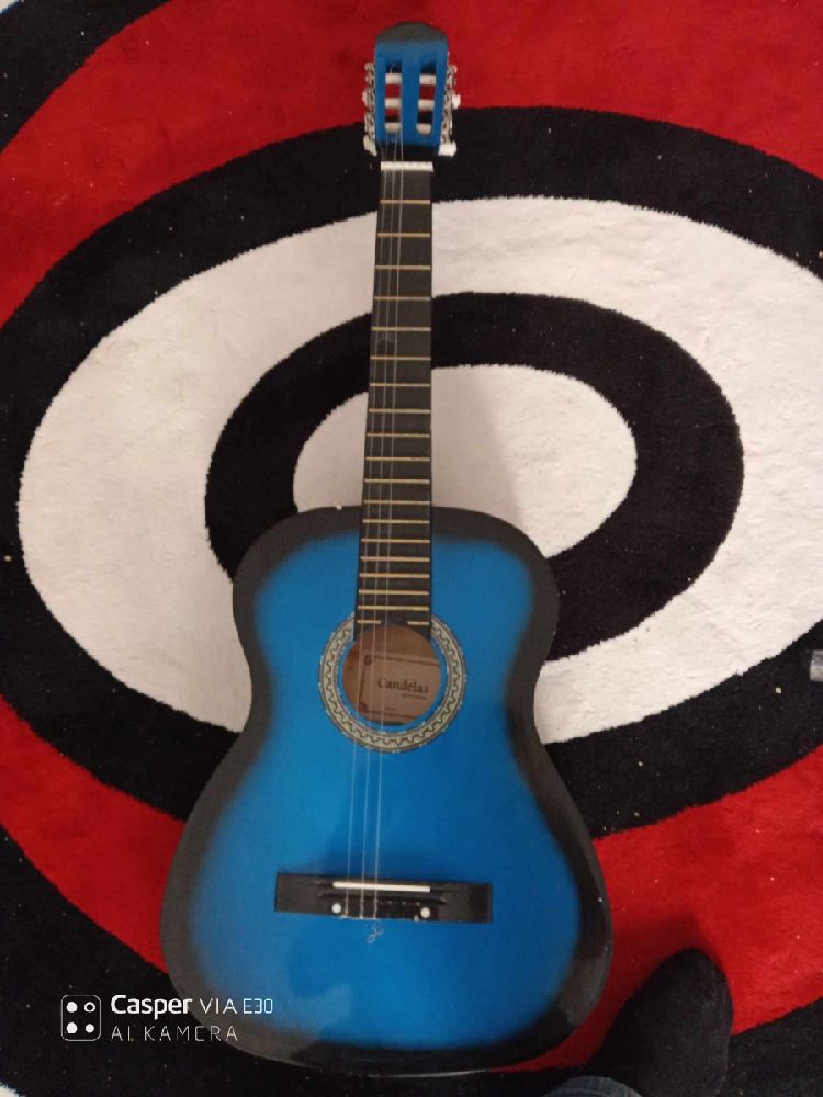 Gitar Satlk mavi gitar