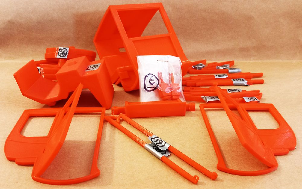 Diger Maket ve Modeller HOBART 3D Bask Satlk O-0027 Brougham Carriage 1/20 (At Arabas Maketi)