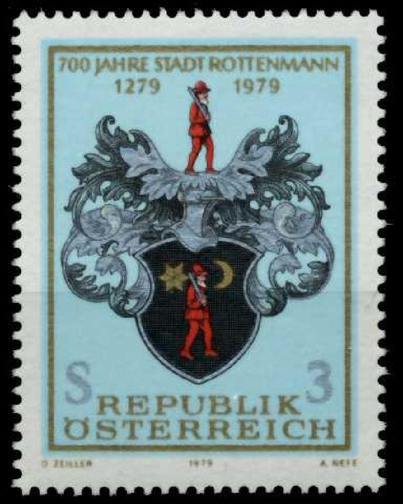 Pullar Satlk Avusturya 1979 Damgasz RottenmannIn 700.Yl Ser