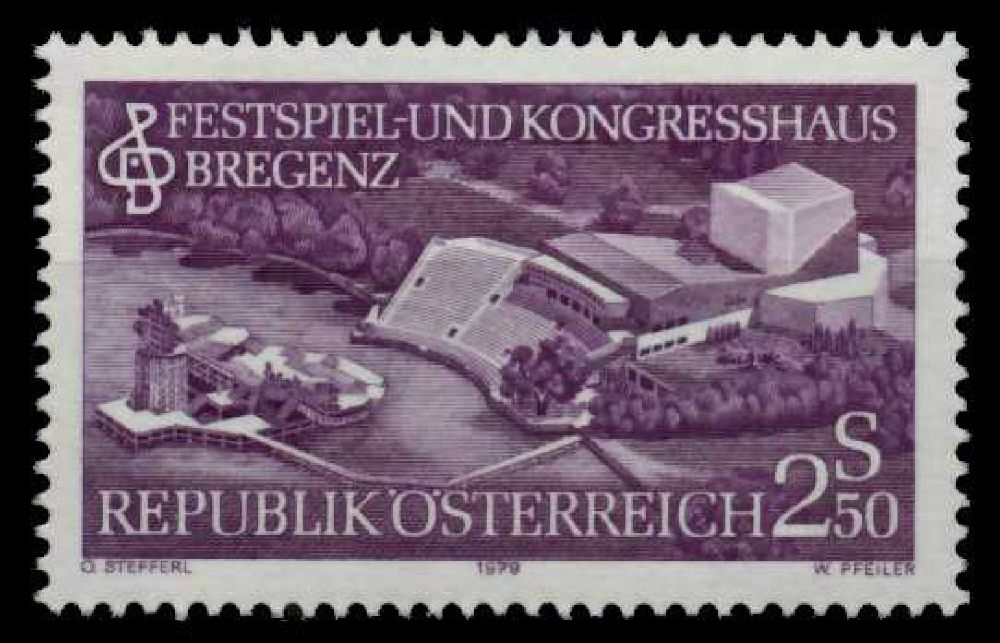 Pullar Satlk Avusturya 1979 Damgasz Bregenz Festival Ve Kongre