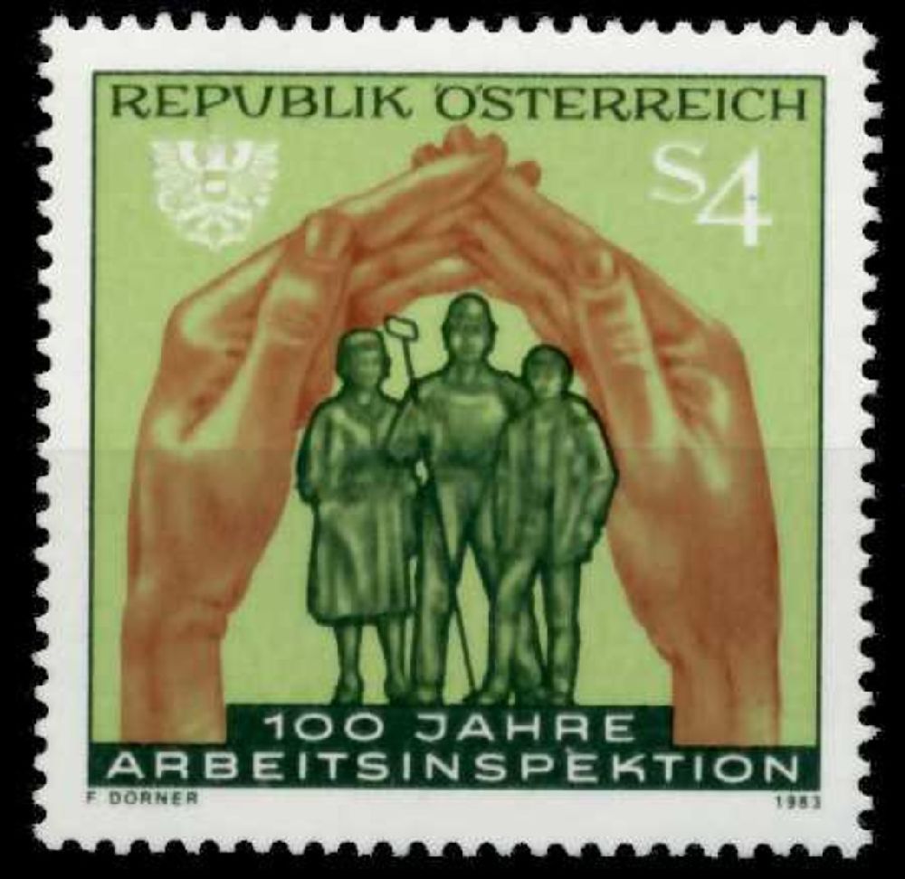 Pullar Satlk Avusturya 1983 Damgasz  Teftiinin 100. Yl Se