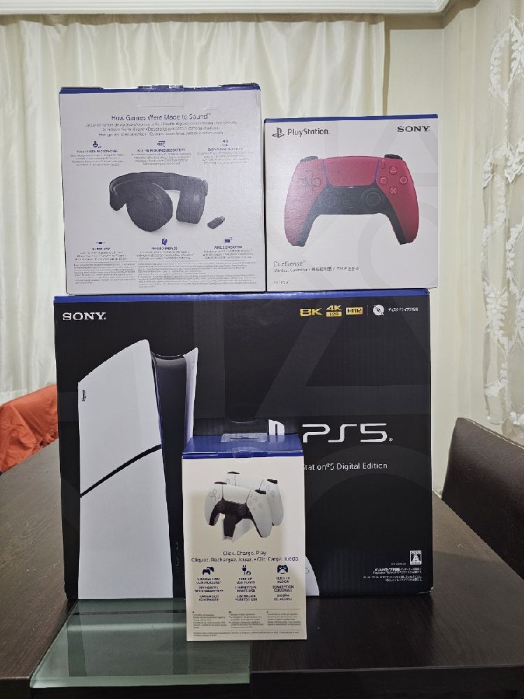 Oyun Konsollar Sony Satlk PlayStation 5 slim pulse 3 d kulaklk