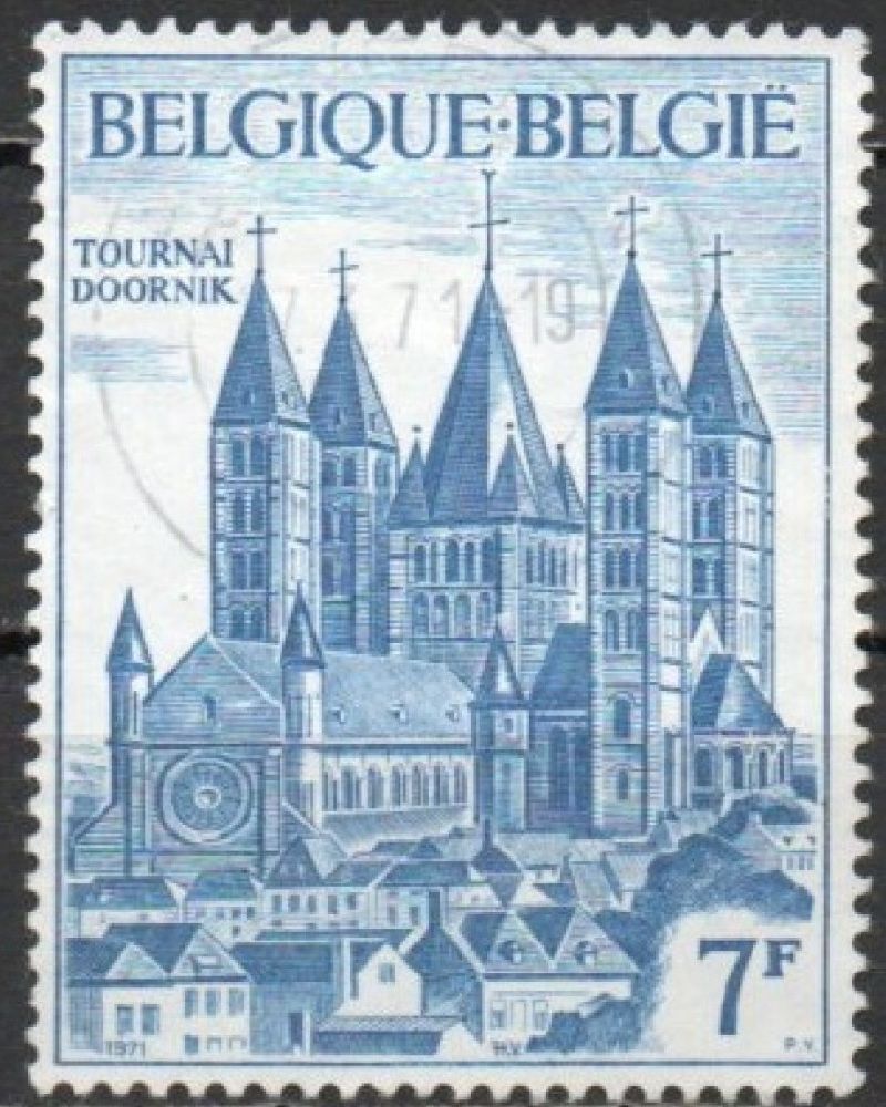 Pullar Satlk Belika 1971 Damgal Tournai KatedraliNin 800.Yl