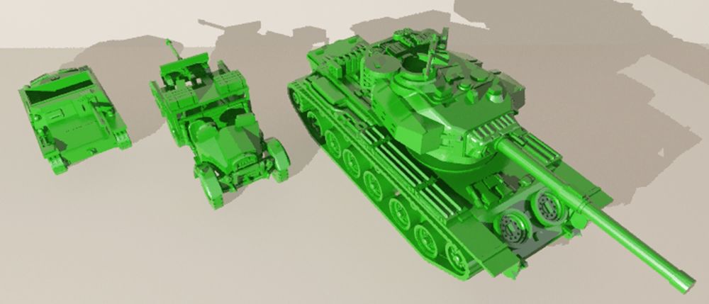 Diger Maket ve Modeller HOBART 3D Bask Satlk Aa-0030 1/72 Askeri Aralar Seti